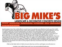 Tablet Screenshot of bigmikelandscape.com